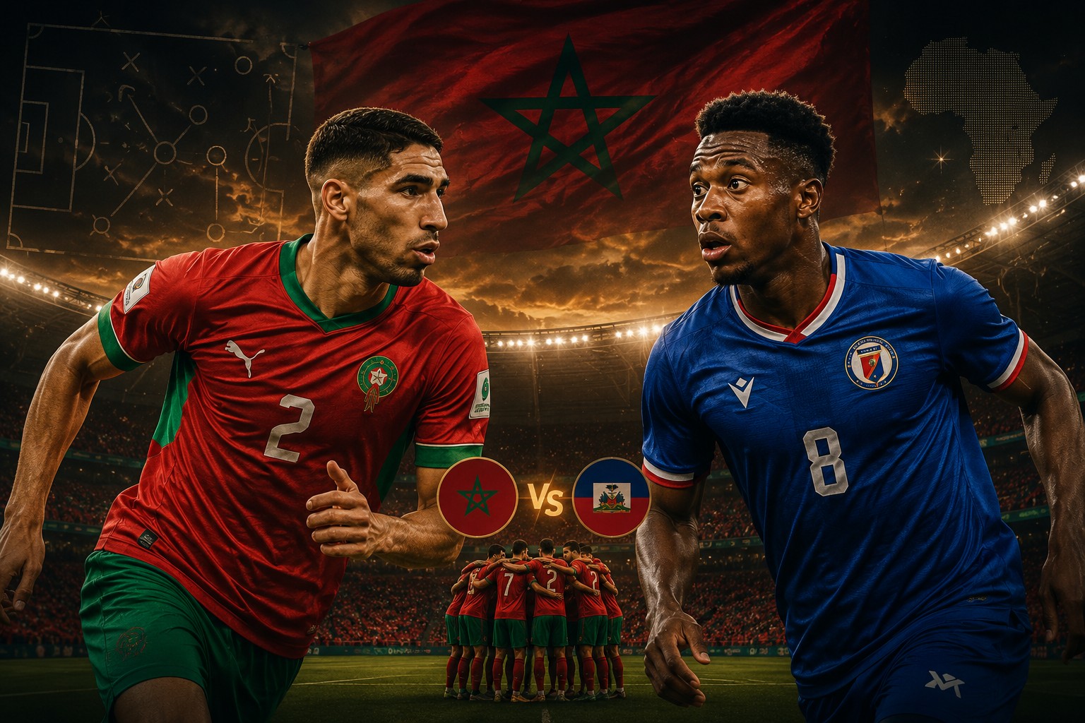 المنتخب المغربي في مواجهة هايتي: استقرار تكتيكي وطموح مغربي متجدد في كأس العالم 2026